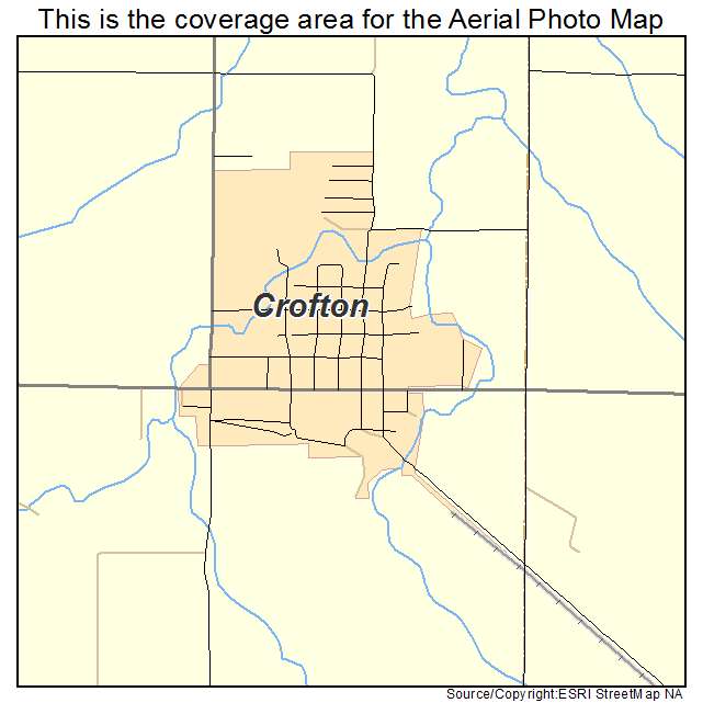 Crofton, NE location map 