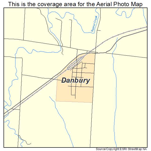 Danbury, NE location map 