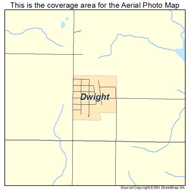 Dwight, NE location map 