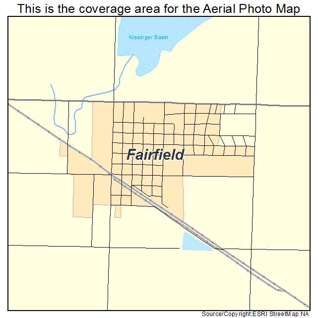 Fairfield, NE location map 