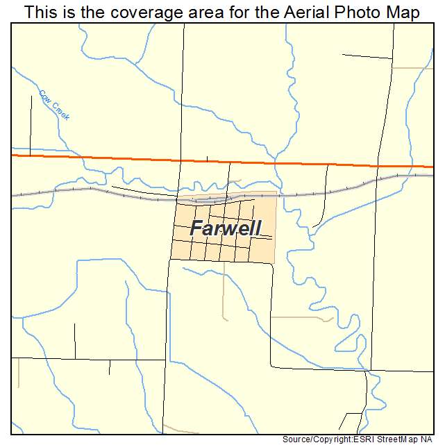 Farwell, NE location map 