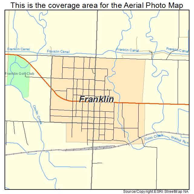 Franklin, NE location map 