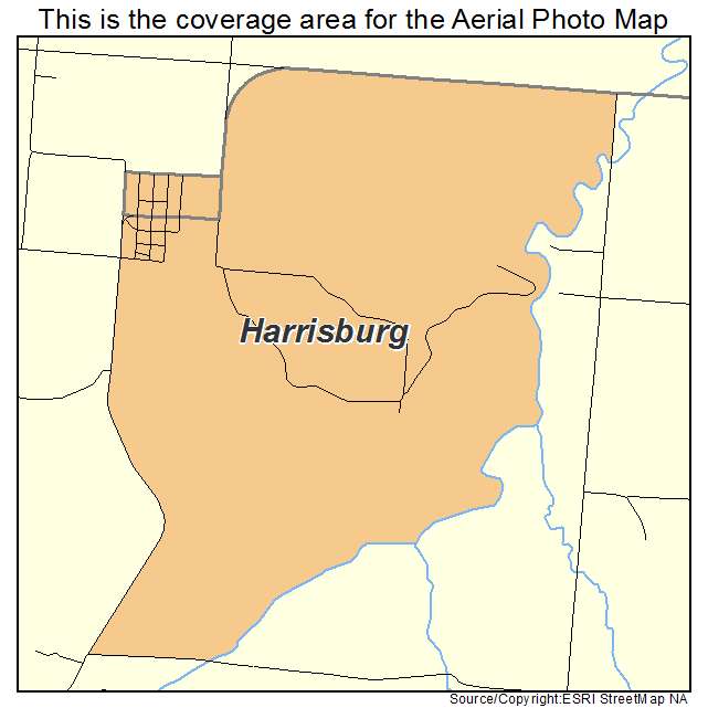 Harrisburg, NE location map 