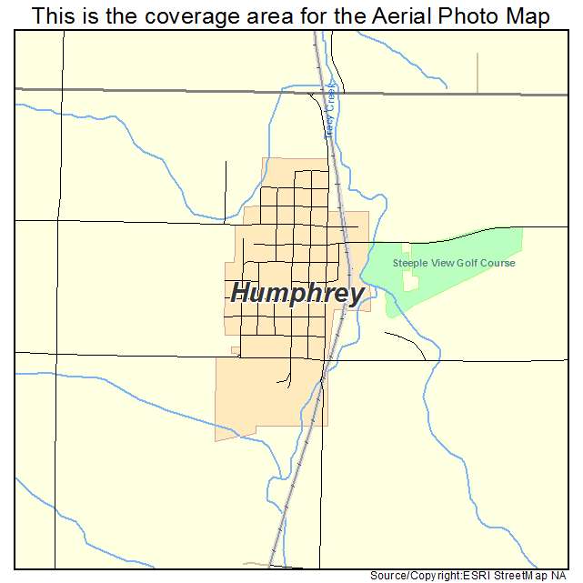 Humphrey, NE location map 