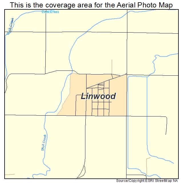 Linwood, NE location map 