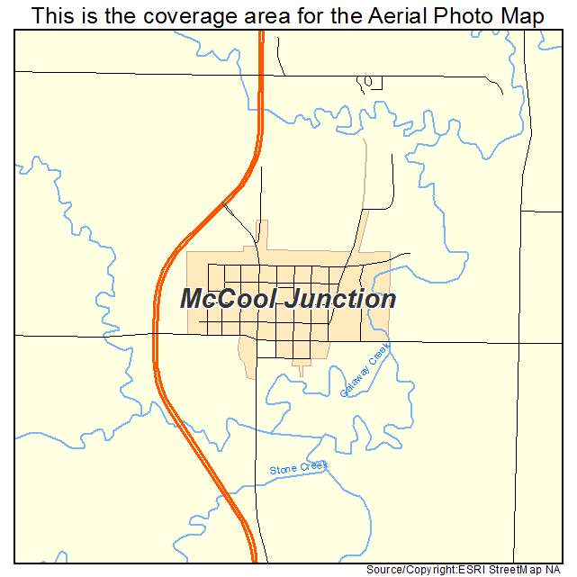 McCool Junction, NE location map 