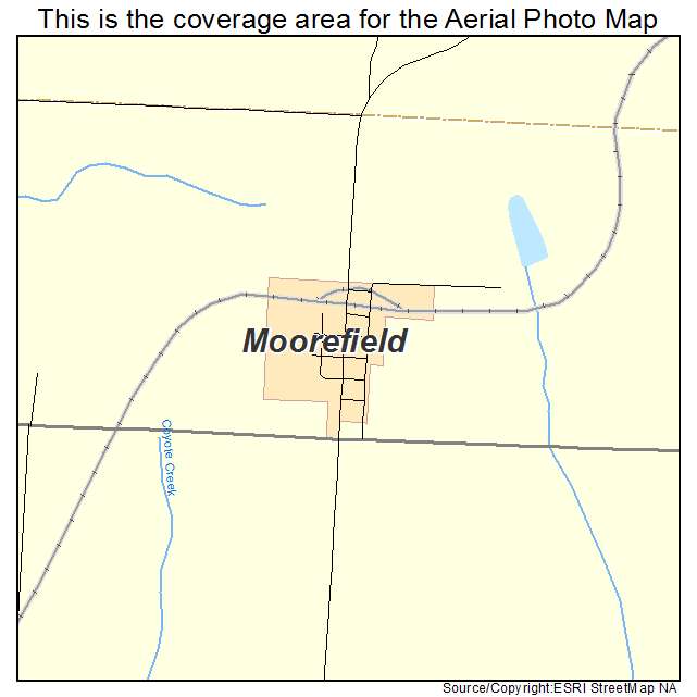 Moorefield, NE location map 