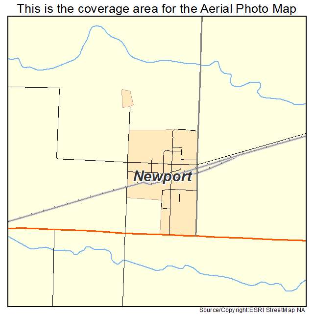 Newport, NE location map 