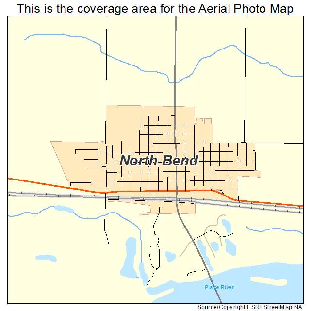 North Bend, NE location map 
