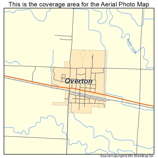 Overton, NE location map 