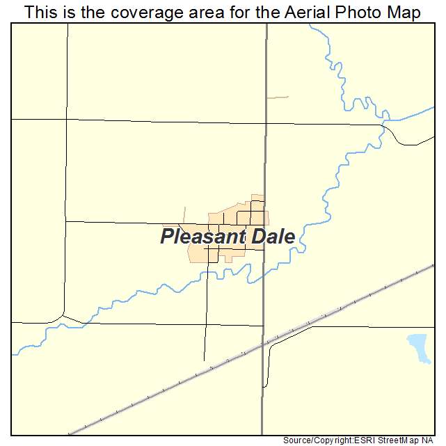 Pleasant Dale, NE location map 