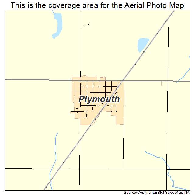 Plymouth, NE location map 