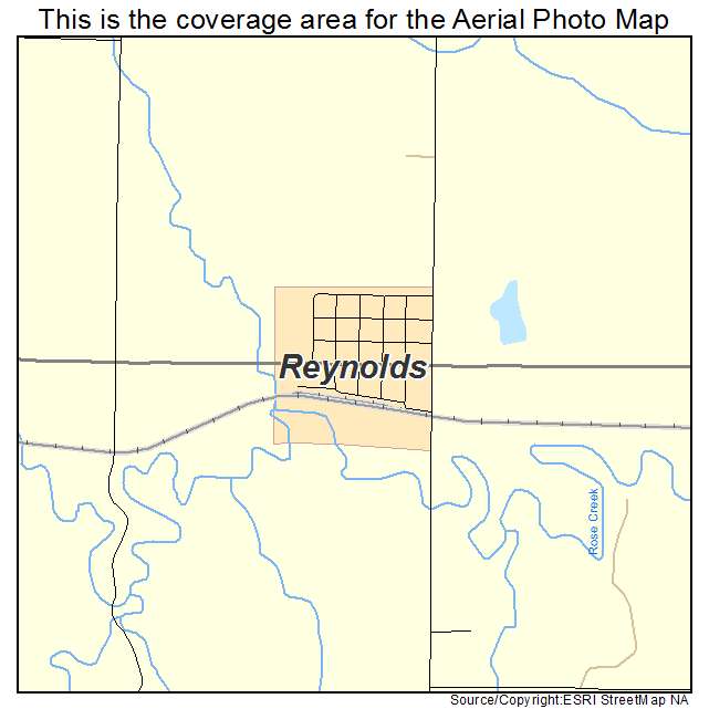 Reynolds, NE location map 