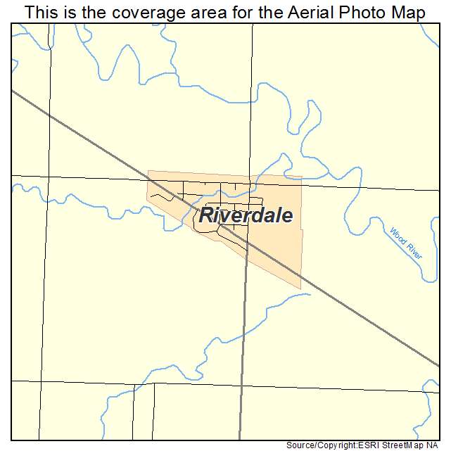 Riverdale, NE location map 