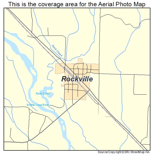 Rockville, NE location map 