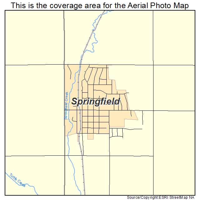 Springfield, NE location map 