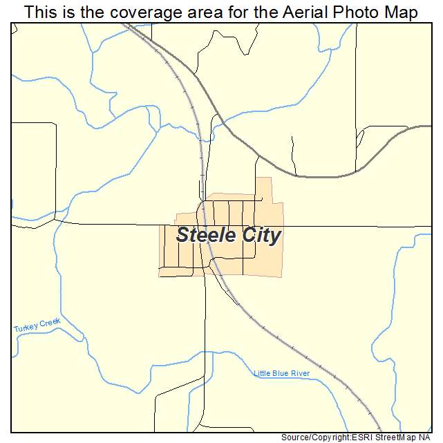 Steele City, NE location map 