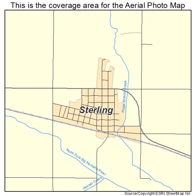 Sterling, NE location map 