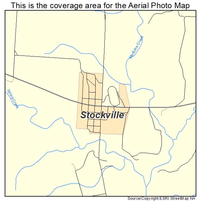 Stockville, NE location map 