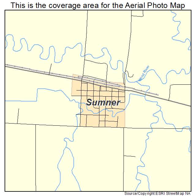 Sumner, NE location map 