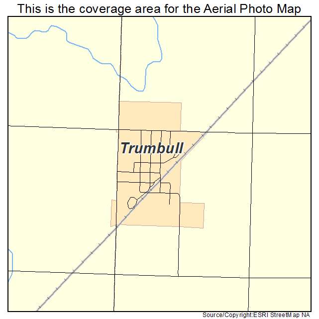 Trumbull, NE location map 