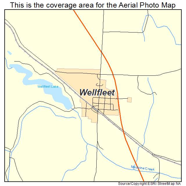 Wellfleet, NE location map 