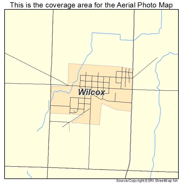 Wilcox, NE location map 