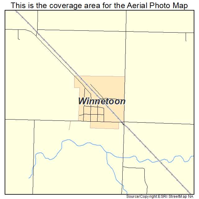 Winnetoon, NE location map 