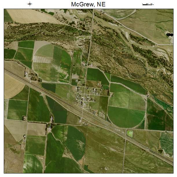 McGrew, NE air photo map