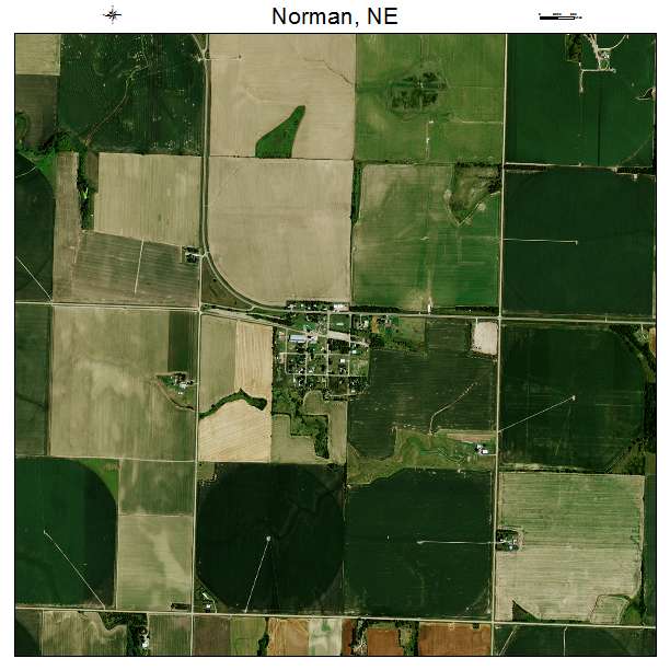 Norman, NE air photo map