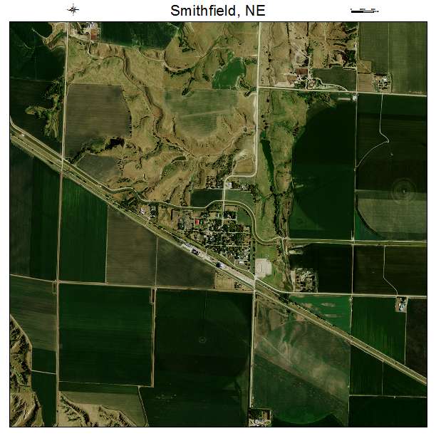 Smithfield, NE air photo map