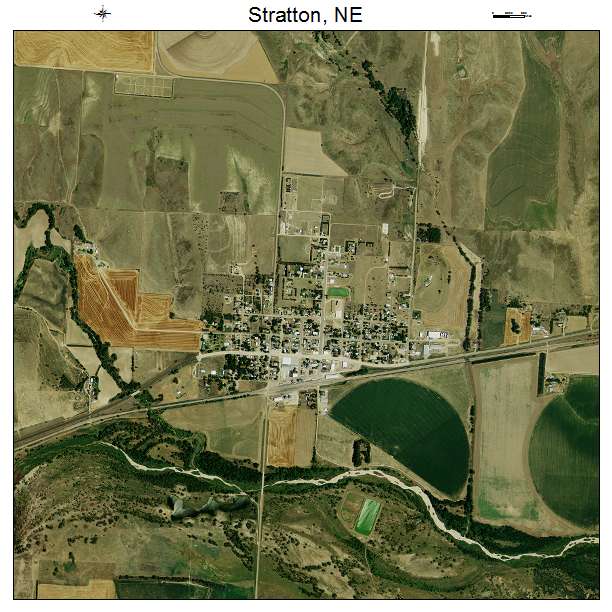 Stratton, NE air photo map