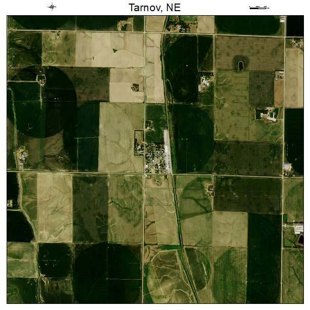 Tarnov, NE air photo map