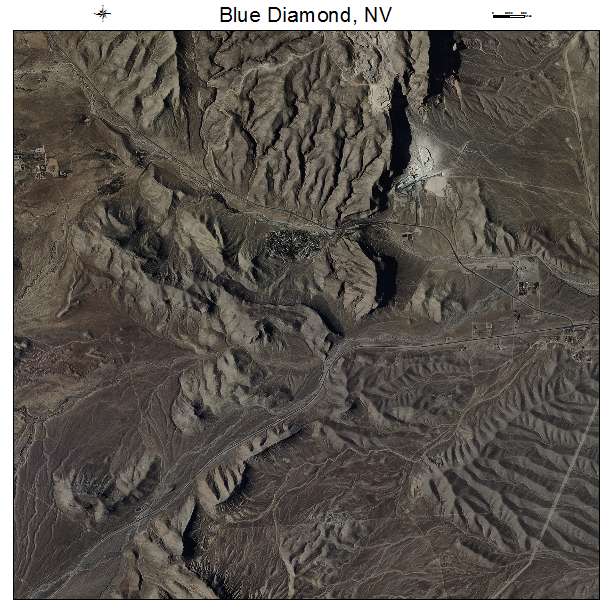 Blue Diamond, NV air photo map