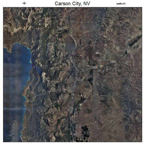 Carson City, NV air photo map