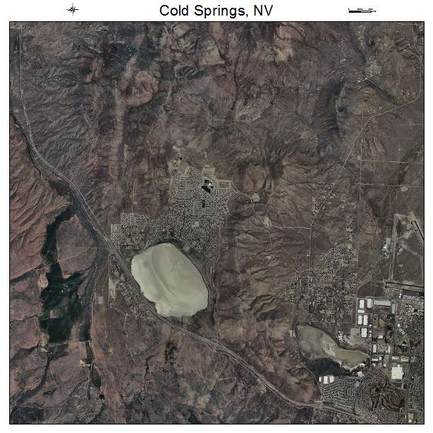 Cold Springs, NV air photo map