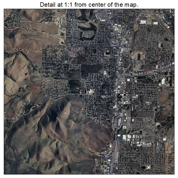 Carson City, Nevada aerial imagery detail