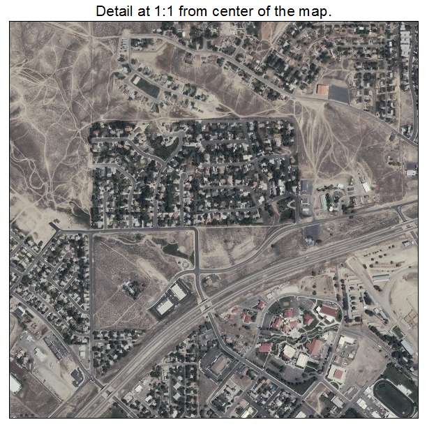 Elko, Nevada aerial imagery detail