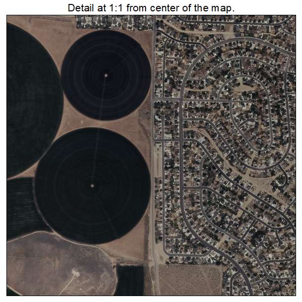 Gardnerville Ranchos, Nevada aerial imagery detail