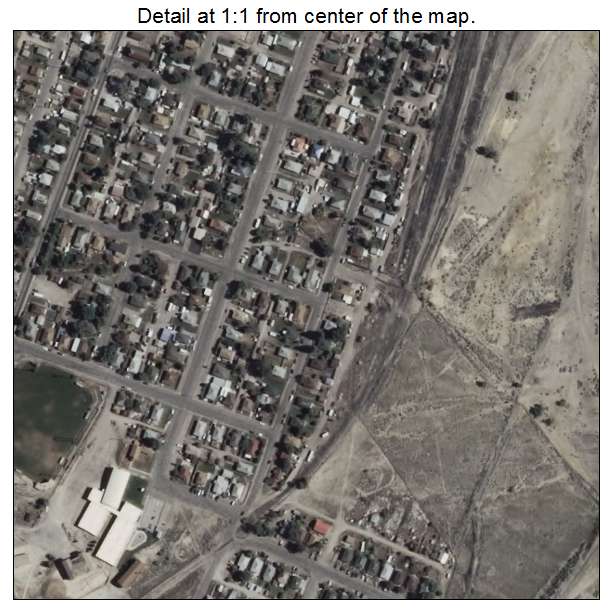 McGill, Nevada aerial imagery detail