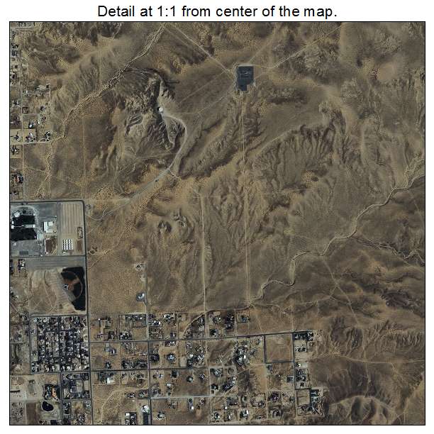 Moapa Valley, Nevada aerial imagery detail