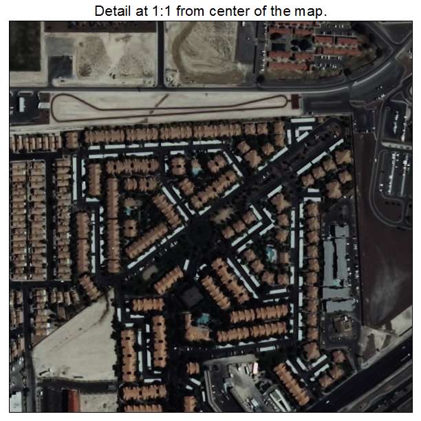Nellis AFB, Nevada aerial imagery detail
