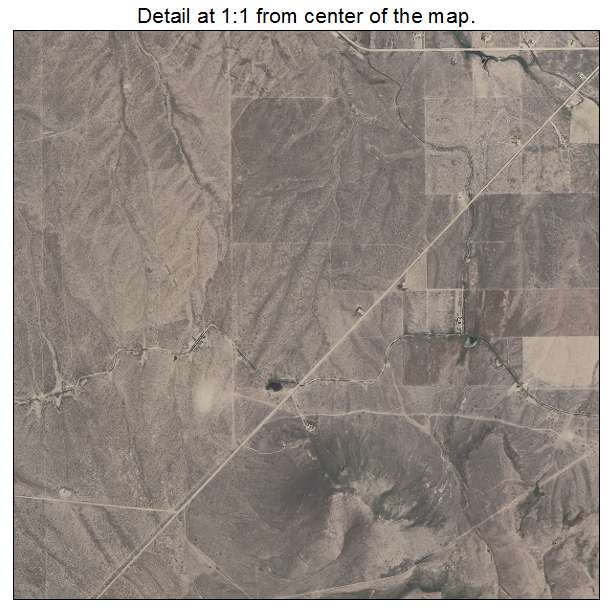 Owyhee, Nevada aerial imagery detail