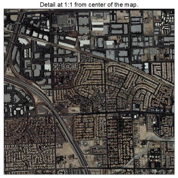 Paradise, Nevada aerial imagery detail