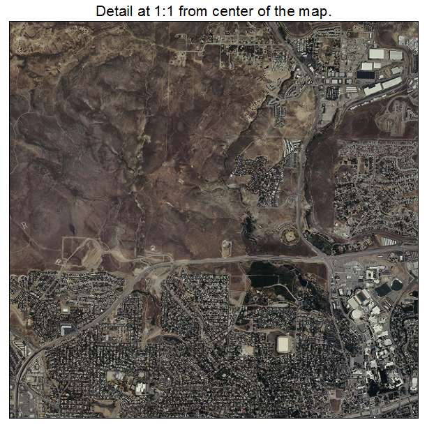 Reno, Nevada aerial imagery detail