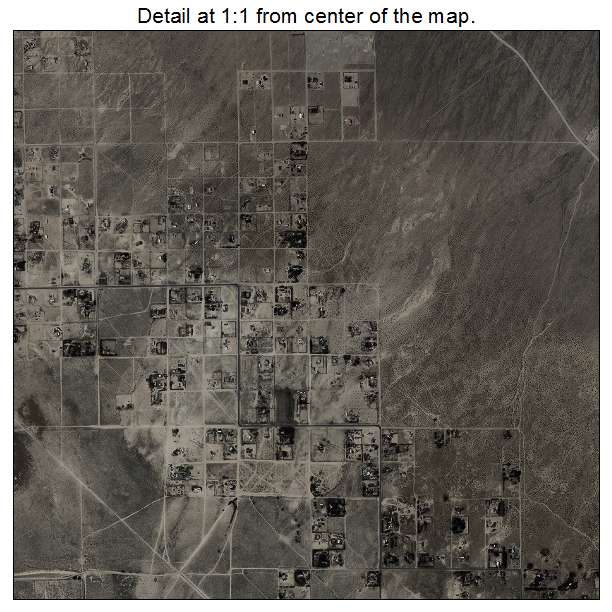 Sandy Valley, Nevada aerial imagery detail