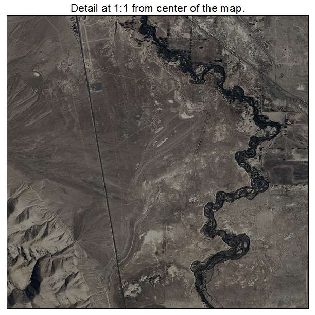 Schurz, Nevada aerial imagery detail