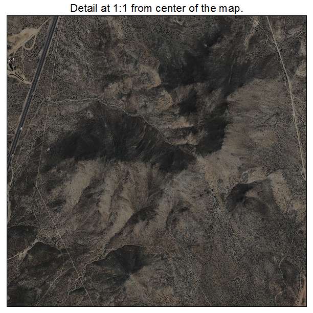 Searchlight, Nevada aerial imagery detail