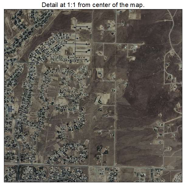 Spanish Springs, Nevada aerial imagery detail