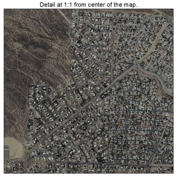 Sun Valley, Nevada aerial imagery detail